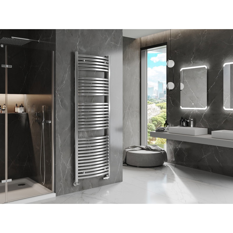 Mexen Helios grzejnik łazienkowy 1800 x 600 mm, 782 W, chrom - W103-1800-600-00-01