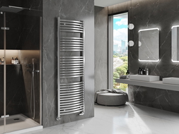 Mexen Helios grzejnik łazienkowy 1800 x 600 mm, 782 W, chrom - W103-1800-600-00-01