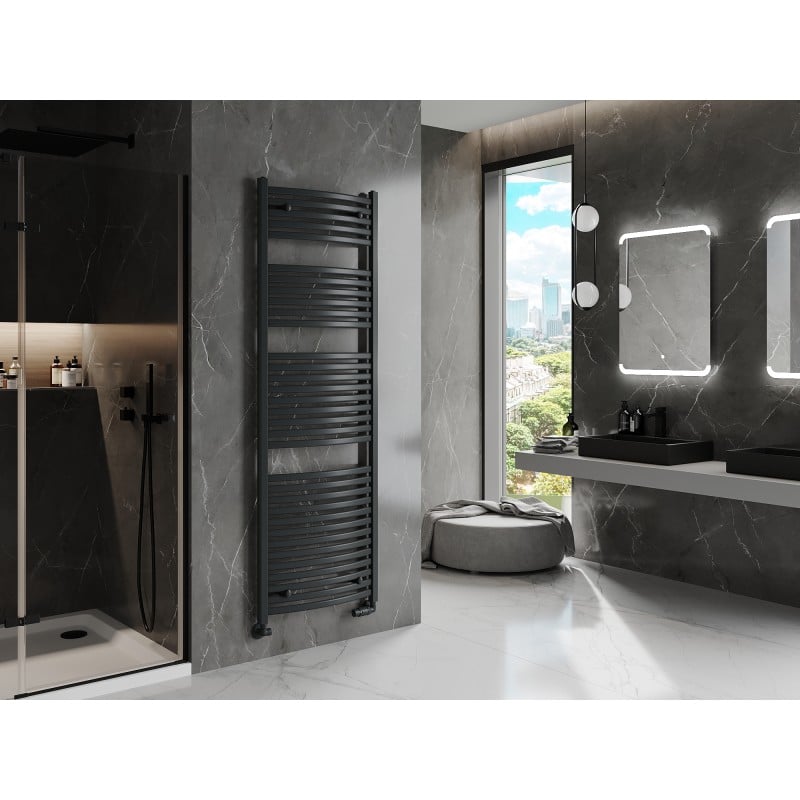 Mexen Helios grzejnik łazienkowy 1800 x 600 mm, 990 W, antracyt - W103-1800-600-00-66