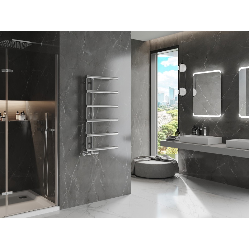 Mexen Jukon grzejnik łazienkowy dekoracyjny 988 x 500 mm, 246 W, chrom - W116-0988-500-00-01