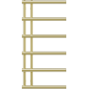 Mexen Jukon grzejnik łazienkowy dekoracyjny 988 x 500 mm, 246 W, złoty - W116-0988-500-00-50