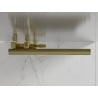 Mexen Jukon grzejnik łazienkowy dekoracyjny 988 x 500 mm, 246 W, złoty - W116-0988-500-00-50