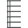 Mexen Jukon grzejnik łazienkowy dekoracyjny 988 x 500 mm, 461 W, antracyt - W116-0988-500-00-66