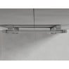 Mexen Uran grzejnik łazienkowy 800 x 600 mm, 336 W, chrom - W105-0800-600-00-01