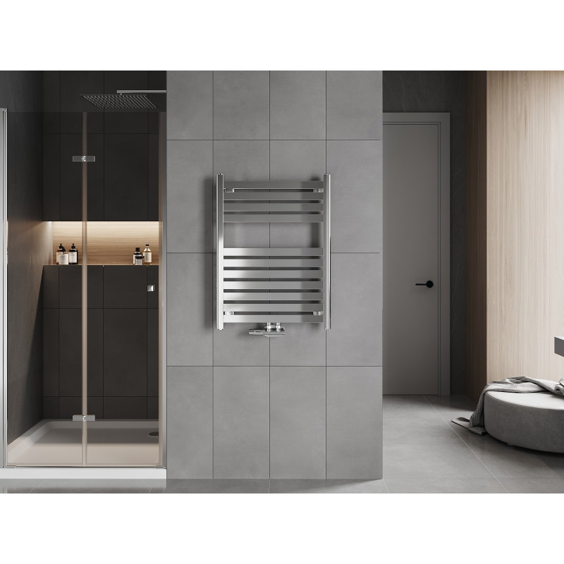 Mexen Uran grzejnik łazienkowy 800 x 600 mm, 336 W, chrom - W105-0800-600-00-01