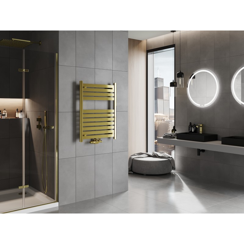 Mexen Uran grzejnik łazienkowy 800 x 600 mm, 336 W, złoty - W105-0800-600-00-50