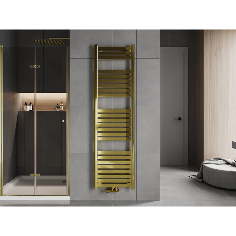 Mexen Uran grzejnik łazienkowy 1800 x 500 mm, 633 W, złoty - W105-1800-500-00-50