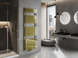 Mexen Uran grzejnik łazienkowy 1800 x 600 mm, 738 W, złoty - W105-1800-600-00-50