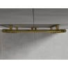 Mexen Hades grzejnik łazienkowy 800 x 600 mm, 357 W, złoty - W104-0800-600-00-50
