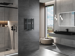 Mexen Mars grzejnik łazienkowy 500 x 400 mm, 178 W, antracyt - W110-0500-400-00-66