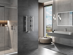 Mexen Mars grzejnik łazienkowy 700 x 400 mm, 188 W, chrom - W110-0700-400-00-01