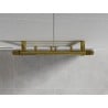 Mexen Mars grzejnik łazienkowy 700 x 500 mm, 224 W, złoty - W110-0700-500-00-50