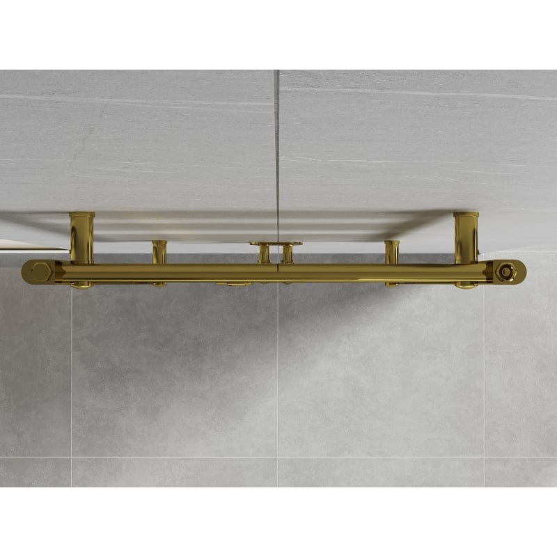 Mexen Mars grzejnik łazienkowy 1200 x 600 mm, 487 W, złoty - W110-1200-600-00-50