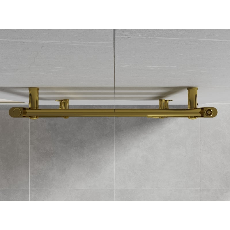 Mexen Mars grzejnik łazienkowy 1200 x 600 mm, 487 W, złoty - W110-1200-600-00-50