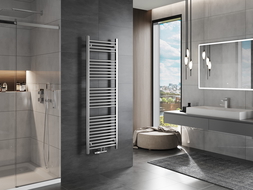 Mexen Mars grzejnik łazienkowy 1500 x 500 mm, 494 W, chrom - W110-1500-500-00-01