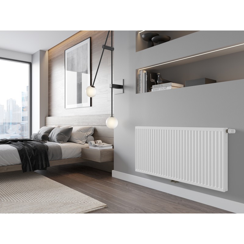 Mexen CC21 grzejnik płytowy 300 x 800 mm, podłączenie dolne środkowe, 589 W, biały - W6C21-030-080-00