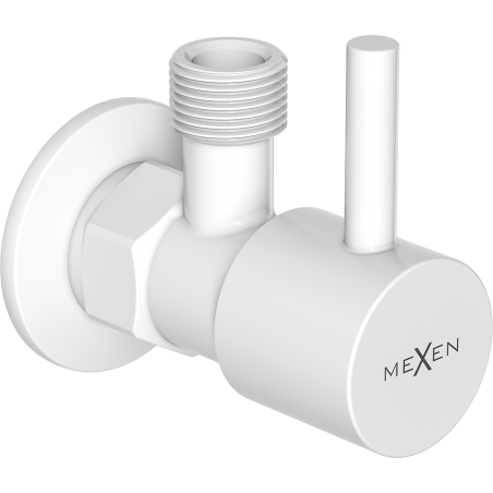 Mexen R1 zawór kątowy do baterii 1/2"x3/8", biały - 79970-20