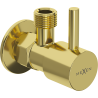 Mexen R1 zawór kątowy do baterii 1/2"x3/8", złoty - 79970-50