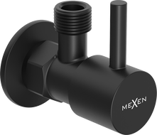 Mexen R1 zawór kątowy do baterii 1/2"x3/8", czarny - 79970-70
