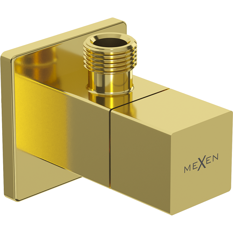 Mexen S zawór kątowy do baterii 1/2"x3/8", złoty - 79971-50