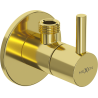Mexen R2 zawór kątowy do baterii 1/2"x3/8", złoty - 79972-50