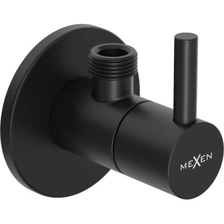 Mexen R2 zawór kątowy do baterii 1/2"x3/8", czarny - 79972-70