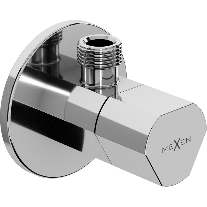 Mexen T zawór kątowy do baterii 1/2"x3/8", chrom - 79973-00