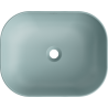 Mexen Rosa umywalka nablatowa 50 x 40 cm zielona jasna mat - 21095048