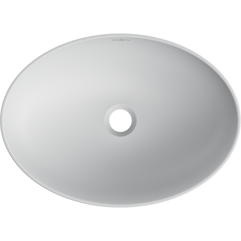 Mexen Cornelia umywalka nablatowa 50 x 37 cm, platynowy mat - 21885063