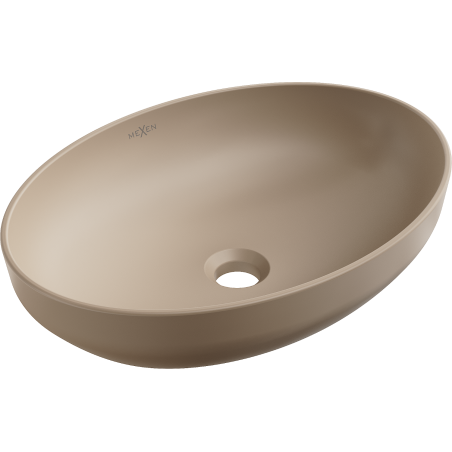Mexen Cornelia umywalka nablatowa 50 x 37 cm, cappuccino mat - 21885064