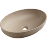 Mexen Cornelia umywalka nablatowa 50 x 37 cm, cappuccino mat - 21885064