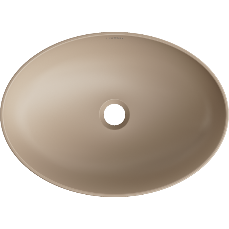 Mexen Cornelia umywalka nablatowa 50 x 37 cm, cappuccino mat - 21885064