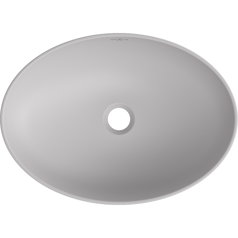 Mexen Cornelia umywalka nablatowa 50 x 37 cm, popielaty mat - 21885067