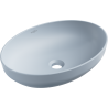 Mexen Cornelia umywalka nablatowa 50 x 37 cm, szara-niebieska mat - 21885069