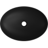 Mexen Cornelia umywalka nablatowa 50 x 37 cm, czarna mat - 21885085