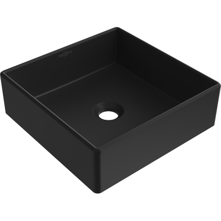 Mexen Goya umywalka nablatowa 35 x 35 cm, czarna mat - 22183585