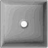 Mexen Goya umywalka nablatowa 35 x 35 cm, szara jasna mat - 22183561