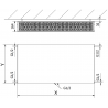 Mexen Flat CCF33 grzejnik płytowy 600 x 500 mm, podłączenie dolne środkowe, 1100 W, biały - W6C33F-060-050-00