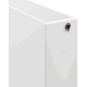 Mexen Flat CCF33 grzejnik płytowy 600 x 500 mm, podłączenie dolne środkowe, 1100 W, biały - W6C33F-060-050-00