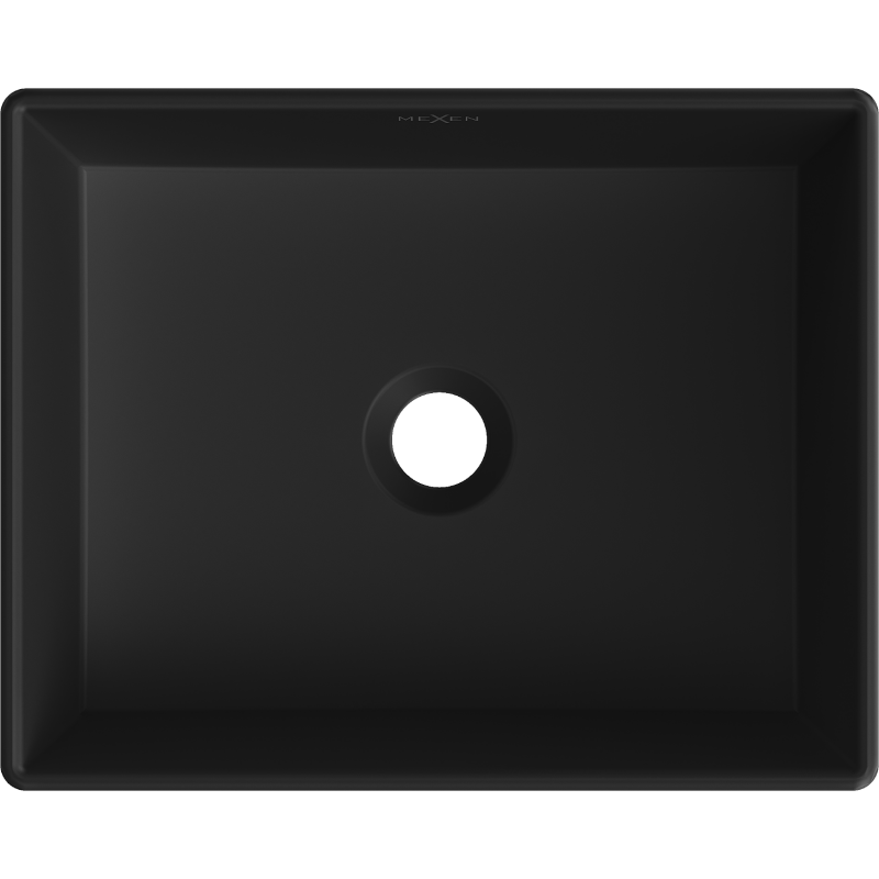 Mexen Goya umywalka nablatowa 40 x 32 cm, czarna mat - 22184085