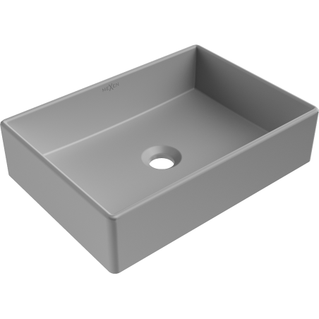 Mexen Goya umywalka nablatowa 45 x 32 cm, szara jasna mat - 22184561