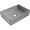 Mexen Goya umywalka nablatowa 45 x 32 cm, szara jasna mat - 22184561
