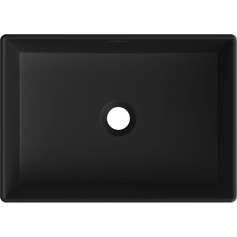 Mexen Goya umywalka nablatowa 51 x 37 cm, czarna mat - 22185085