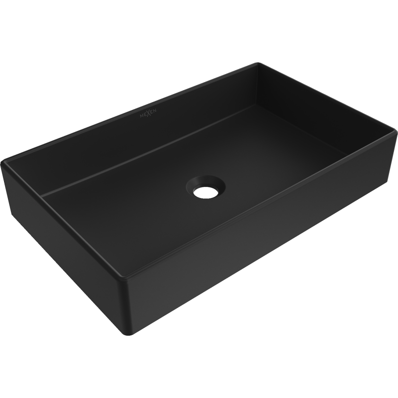 Mexen Goya umywalka nablatowa 60 x 37 cm, czarna mat- 22186085