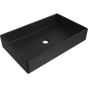 Mexen Goya umywalka nablatowa 60 x 37 cm, czarna mat- 22186085