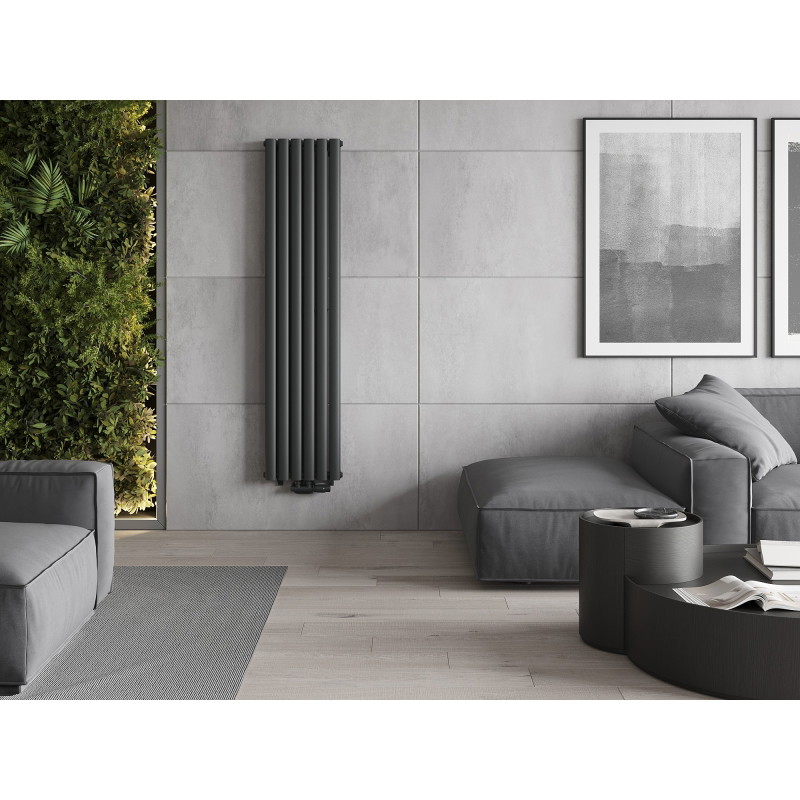 Mexen Dallas grzejnik dekoracyjny 1600 x 360 mm, 1039 W, antracyt - W214-1600-360-00-66