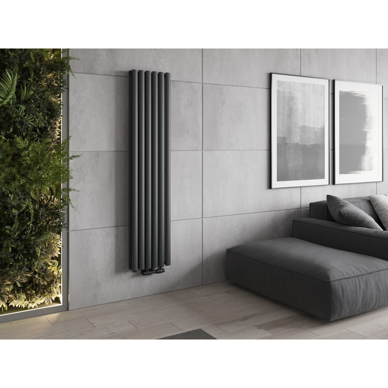 Mexen Dallas grzejnik dekoracyjny 1600 x 360 mm, 1039 W, antracyt - W214-1600-360-00-66