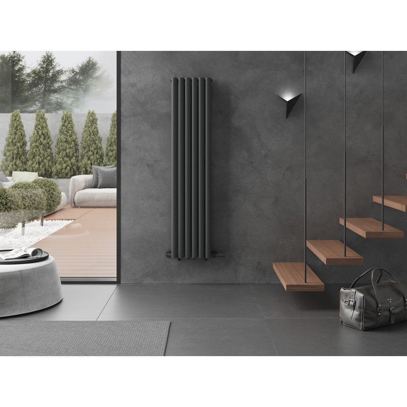 Mexen Dallas grzejnik dekoracyjny 1600 x 360 mm, 1039 W, antracyt - W214-1600-360-00-66