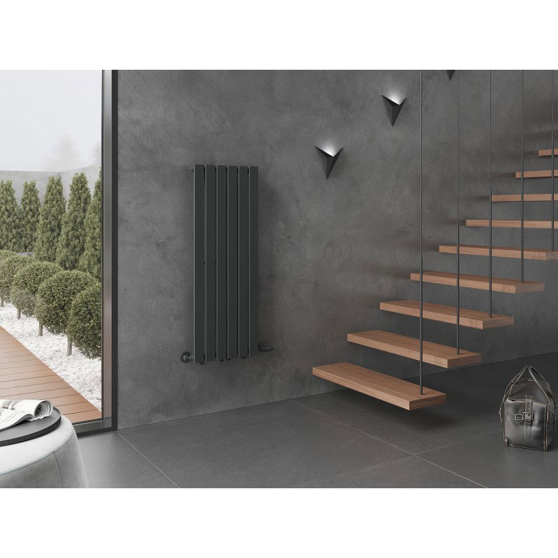 Mexen Boston grzejnik dekoracyjny 1200 x 452 mm, 611 W, antracyt - W213-1200-452-00-66