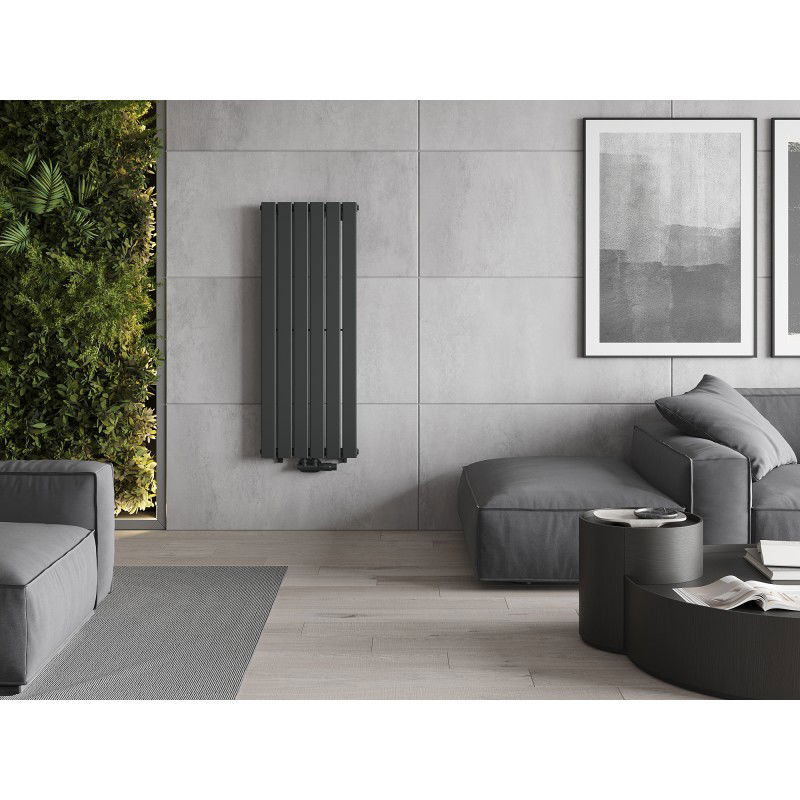 Mexen Boston grzejnik dekoracyjny 1200 x 452 mm, 611 W, antracyt - W213-1200-452-00-66